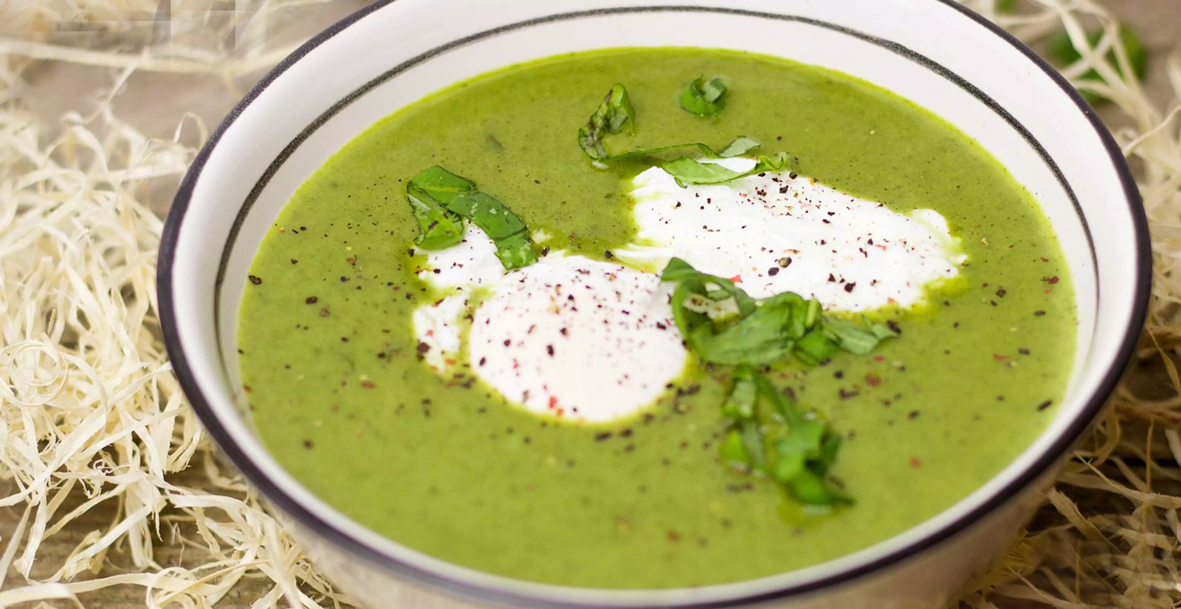 Marquardt Küchen: Erbsen Avocado Suppe
