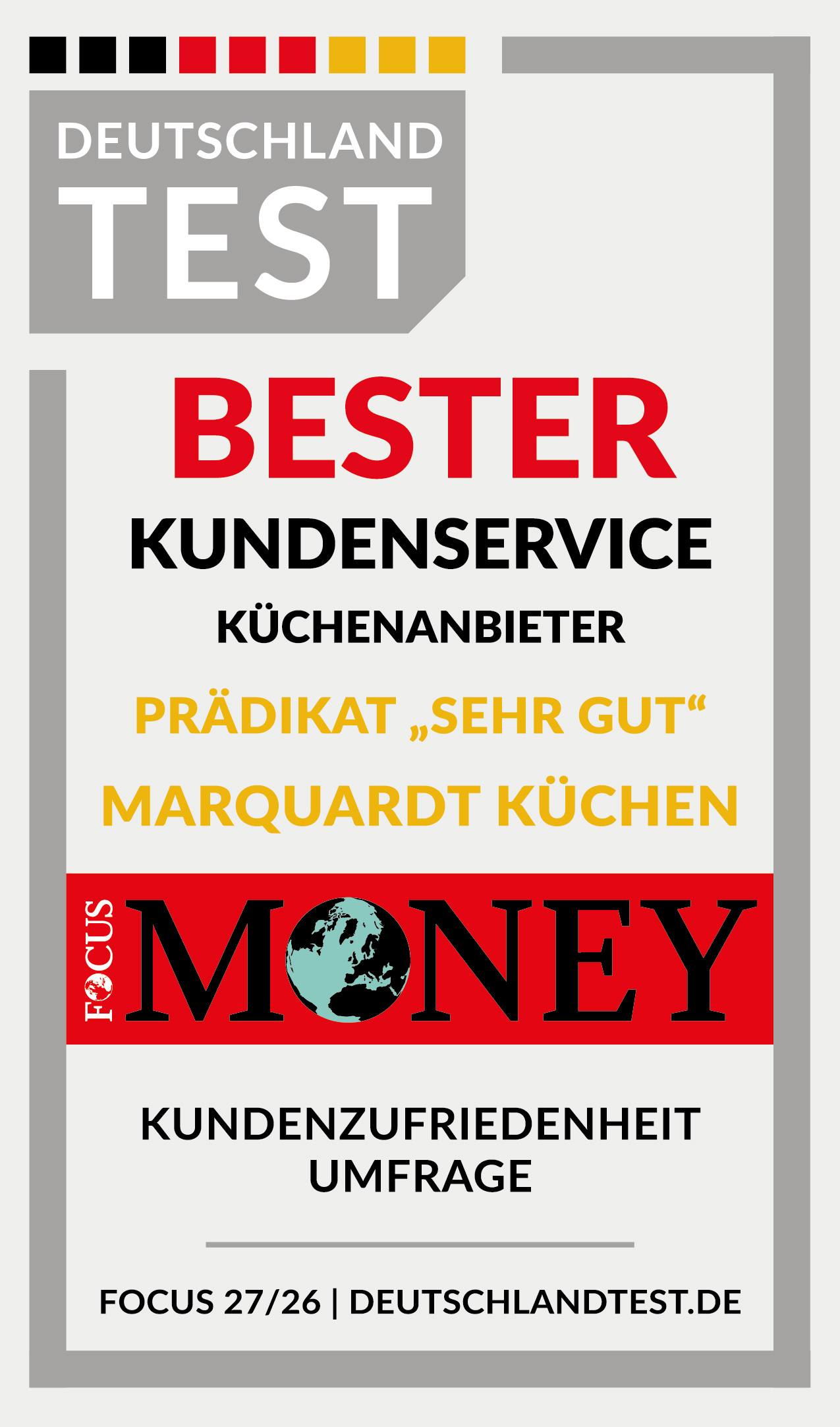 Focus Money Deutschland Test Kundenservice Auszeichnung 2026