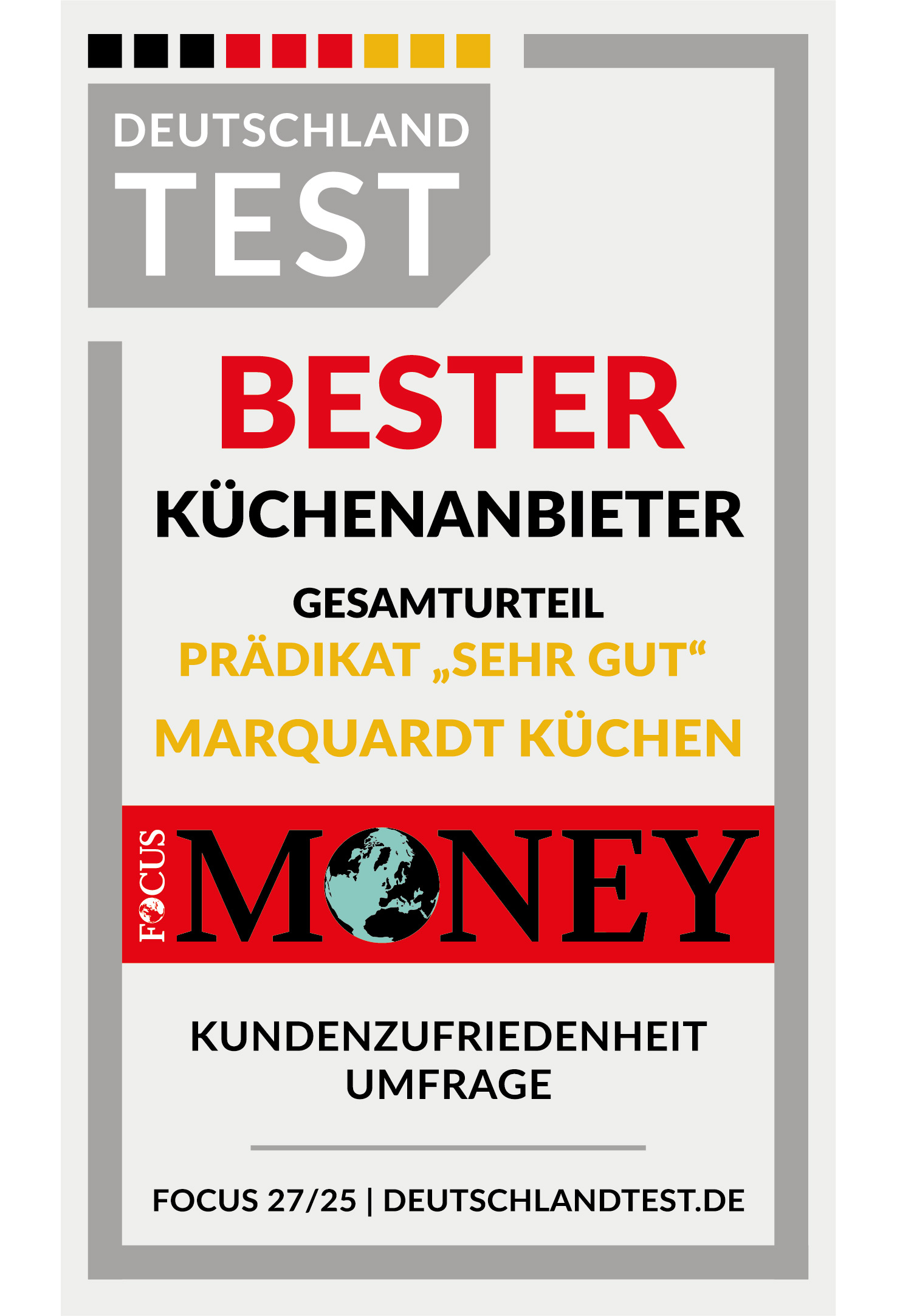 Marquardt Küchen: Bester Küchenanbieter Focus Money 2025