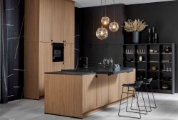 Küchenfront Holz Nussbaum Kücheninspiration